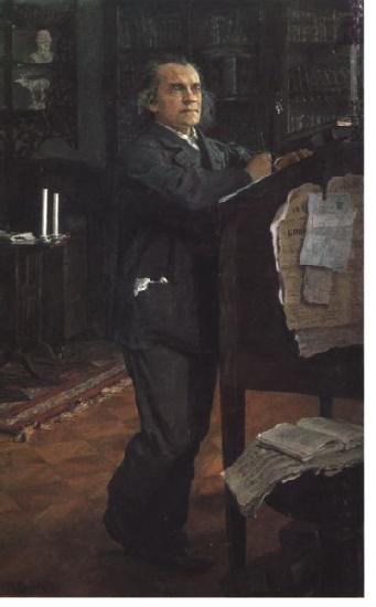 Valentin Serov Compositor Alexander Serov por Valentin Serov, 1887-1888 Sweden oil painting art